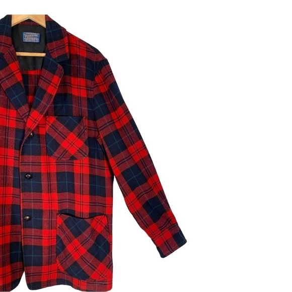 Vintage Pendleton Wool Blazer Sports Coat Jacket Size Medium - Picture 6 of 11